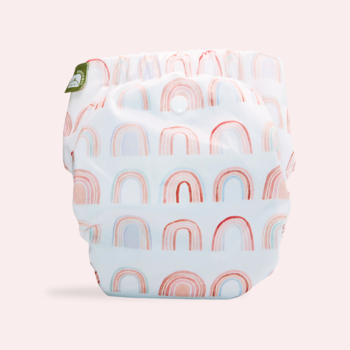 Pastel Rainbows - Meenie & Co 2.0 Cloth Diaper