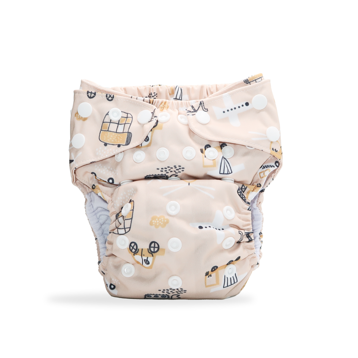 Peach Vehicles - Meenie & Co 2.0 Cloth Diaper