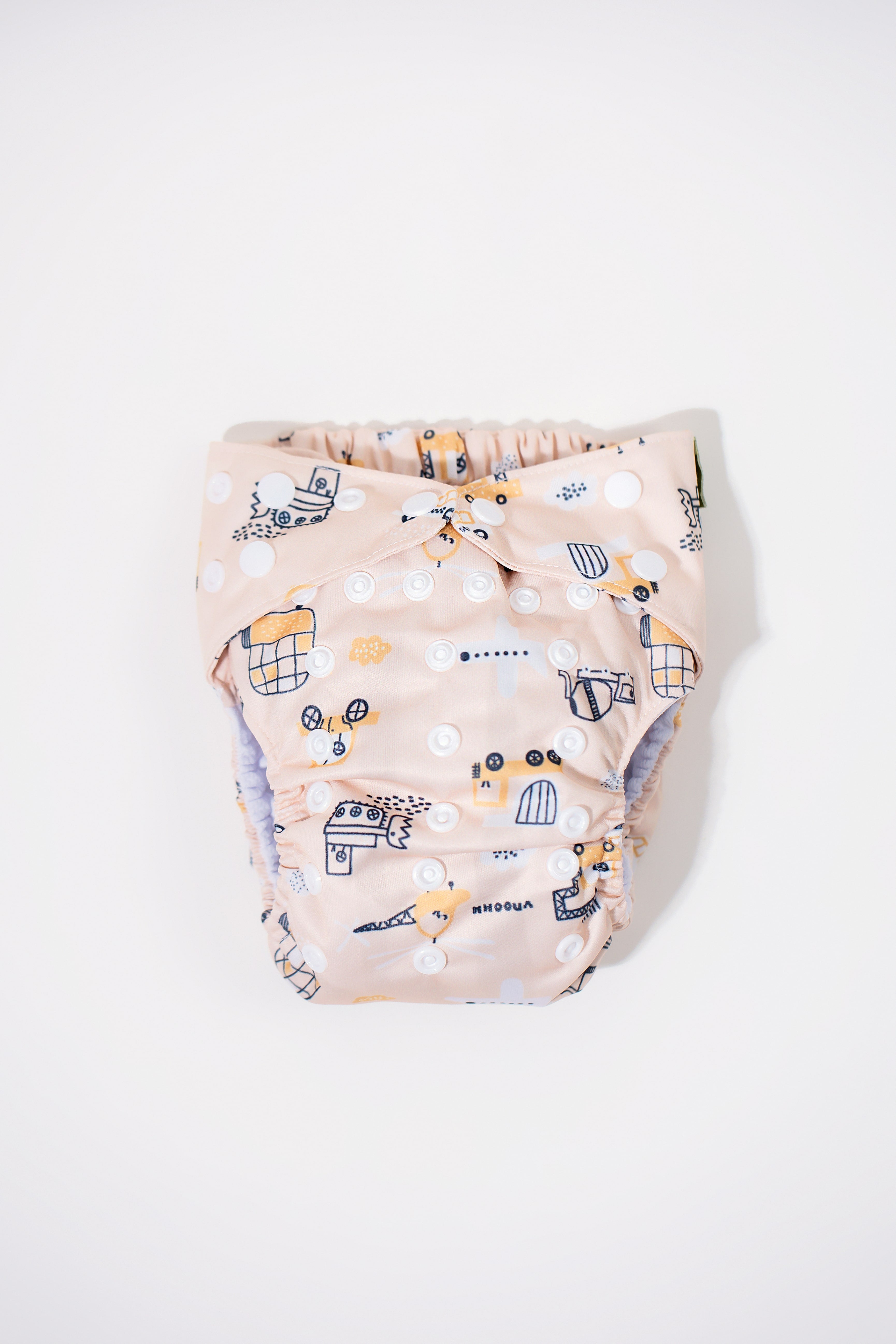 Peach Vehicles - Meenie & Co 2.0 Cloth Diaper