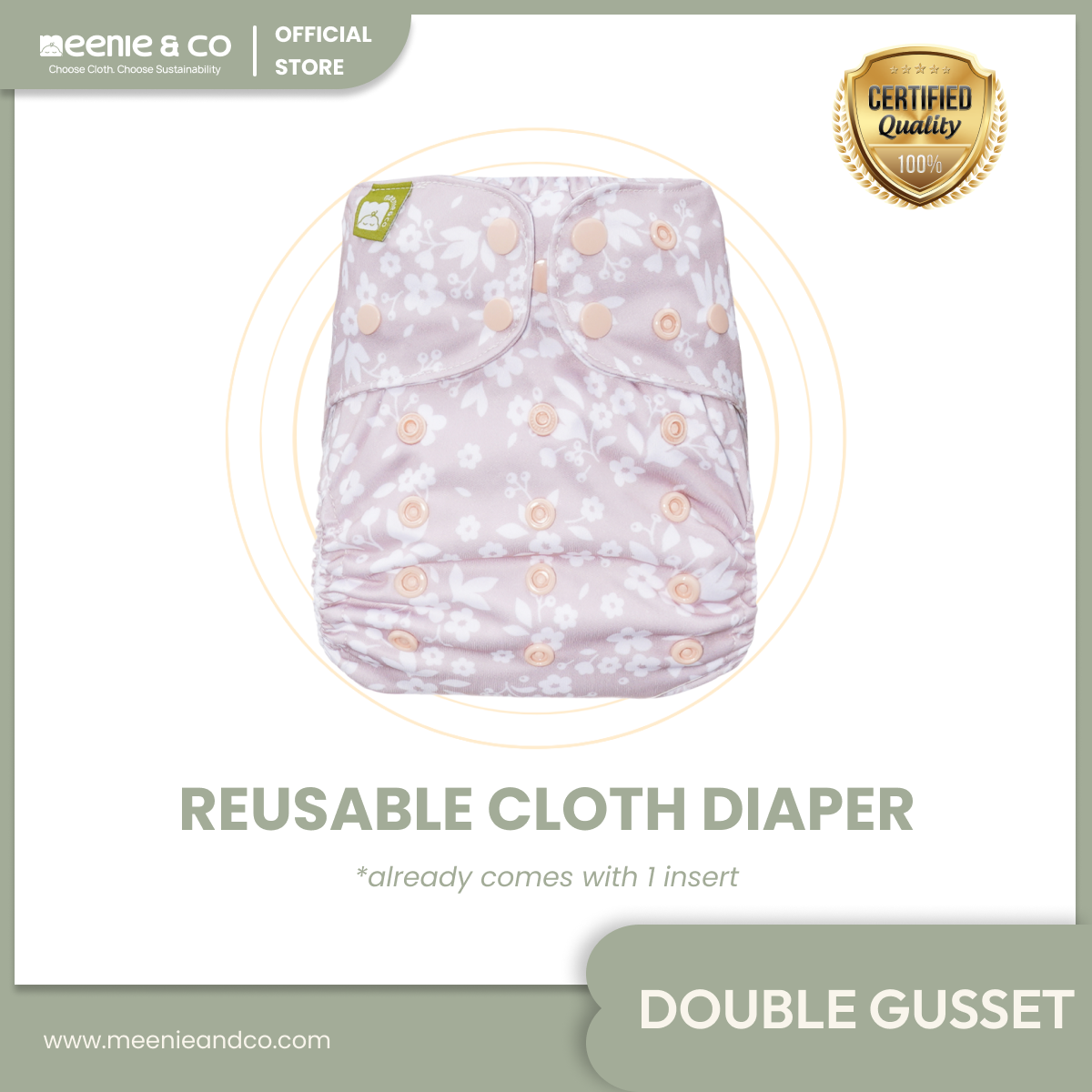 Brianna - All In One Reusable Nappy