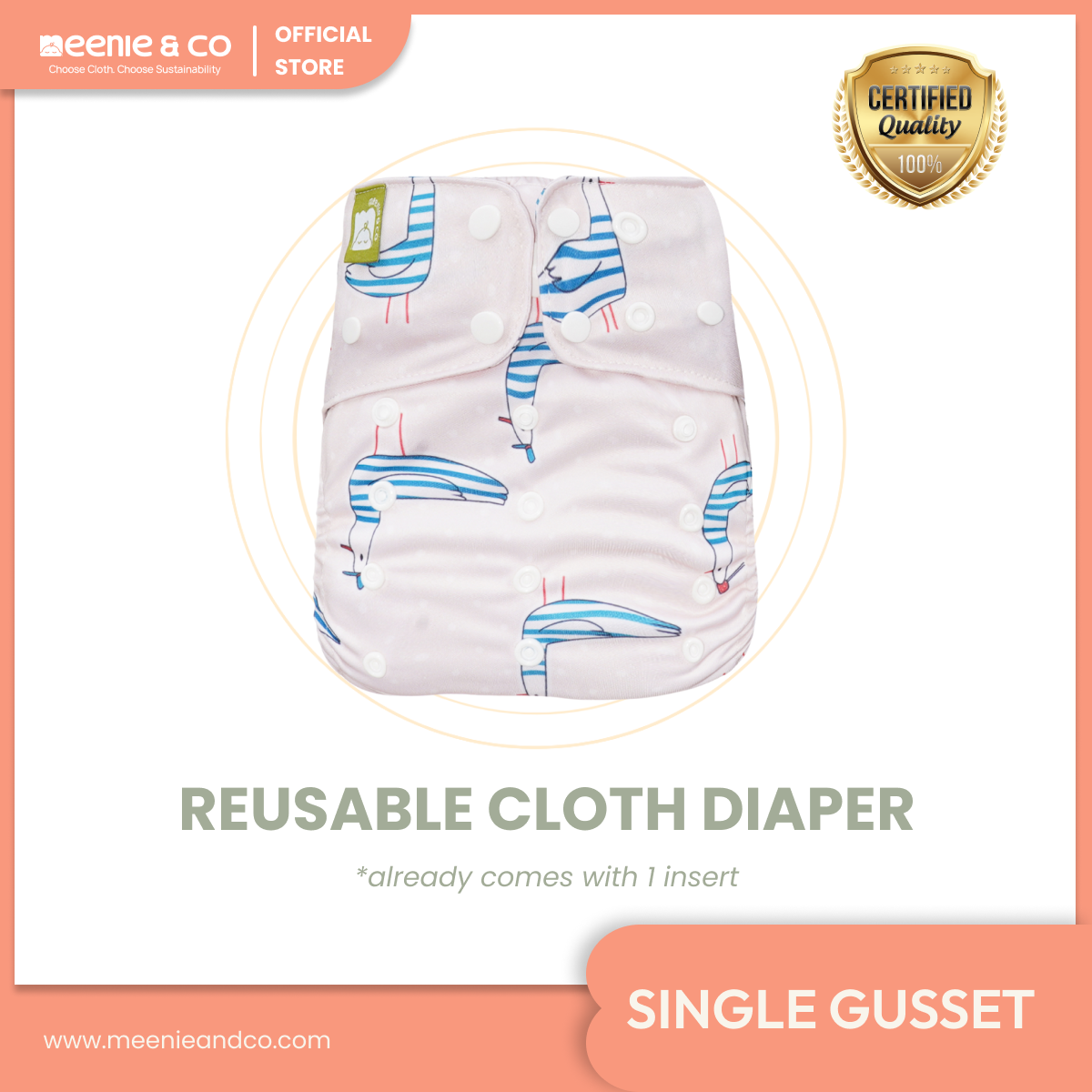 Chickie - All In One Reusable Nappy