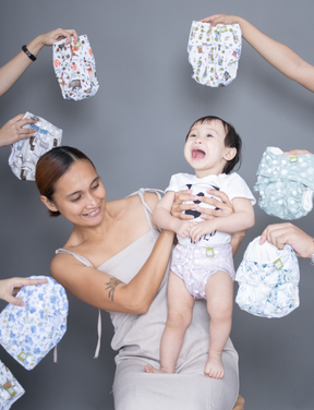 Spaces - All In One Reusable Nappy - Meenie & Co.