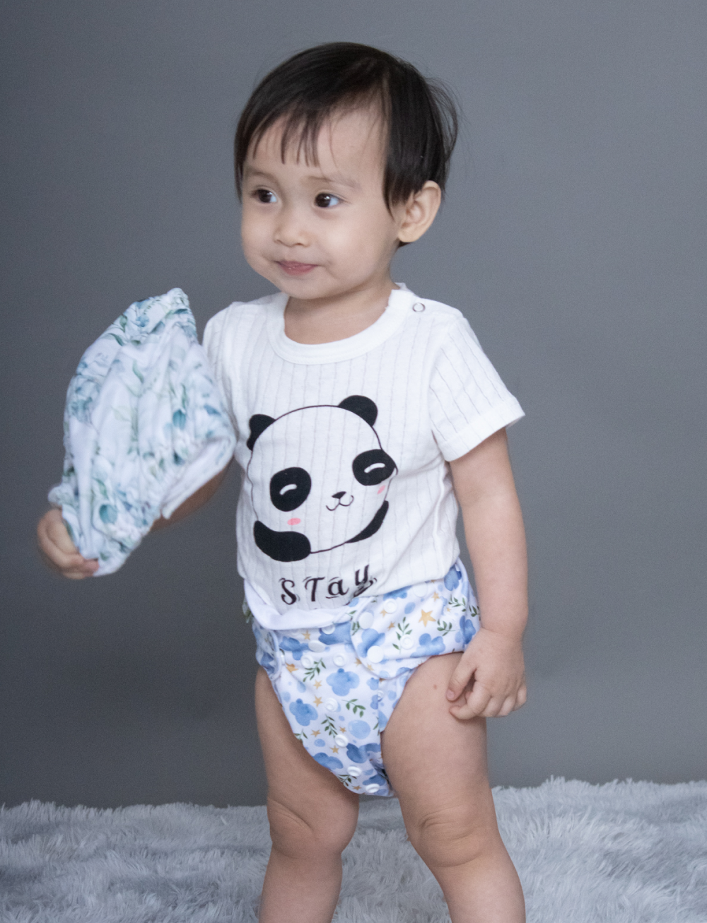 Elliephant Dreams - All In One Reusable Nappy - Meenie & Co.