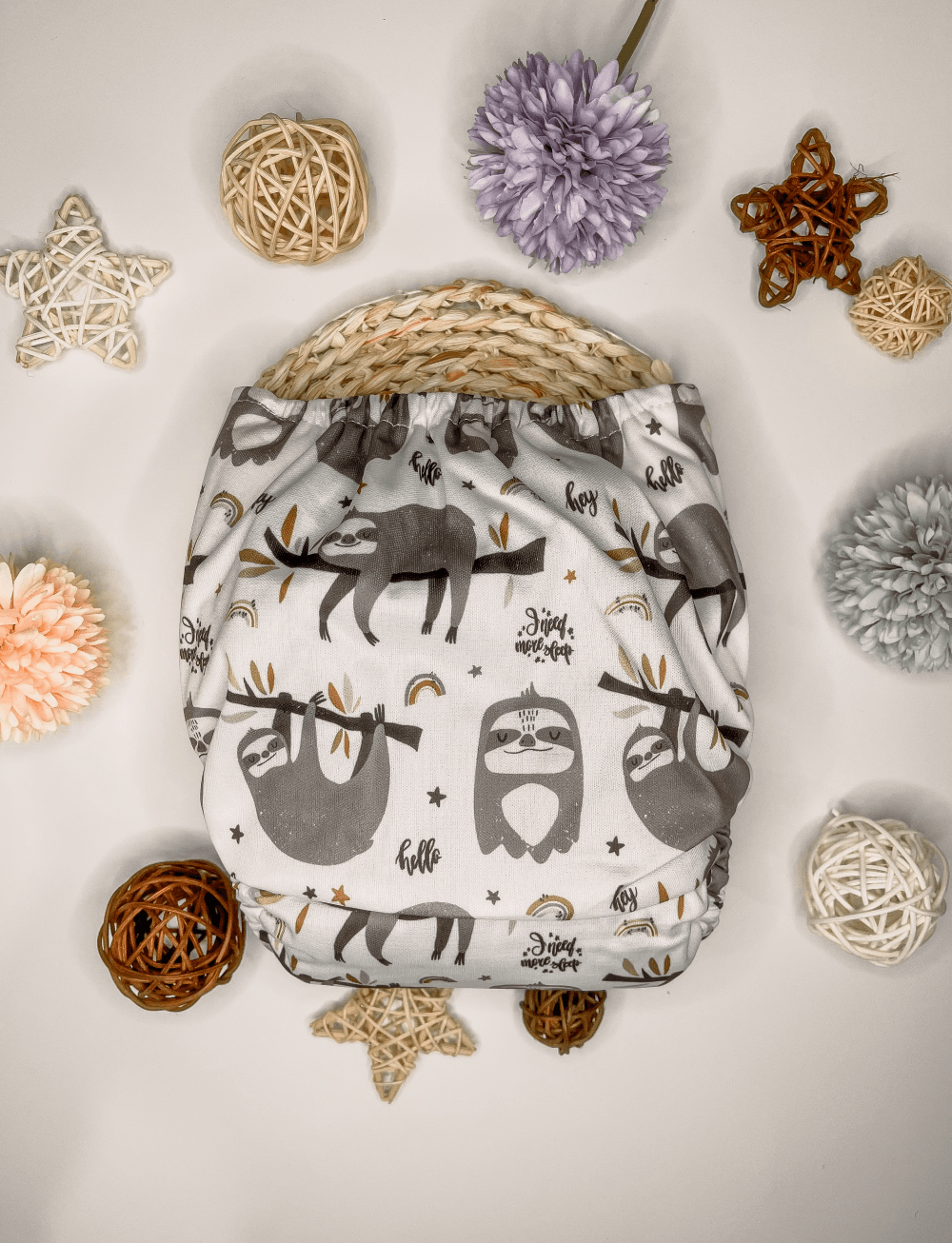 Raccoons - All In One Reusable Nappy - Meenie & Co.