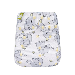 Elliephant Dreams - All In One Reusable Nappy