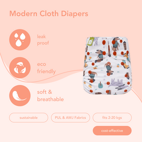 Doggies - All In One Reusable Nappy