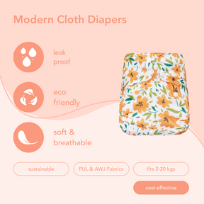 Daisy - All In One Reusable Nappy