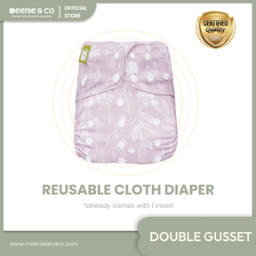 Rosy Blooms - All In One Reusable Nappy