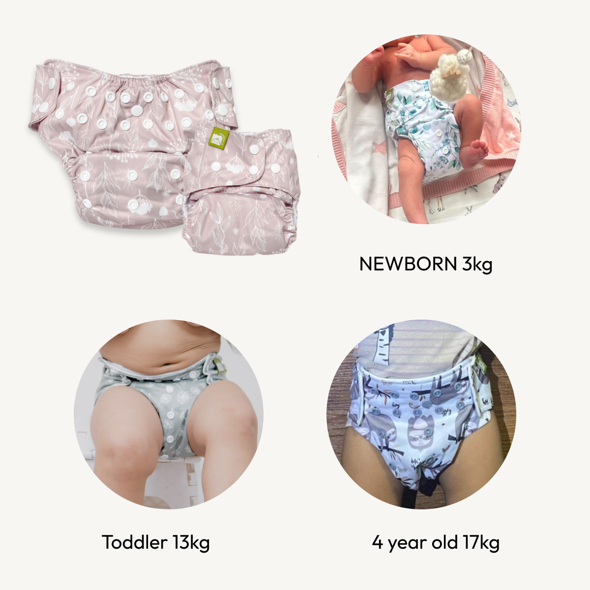 Boho Wild - All In One Reusable Nappy