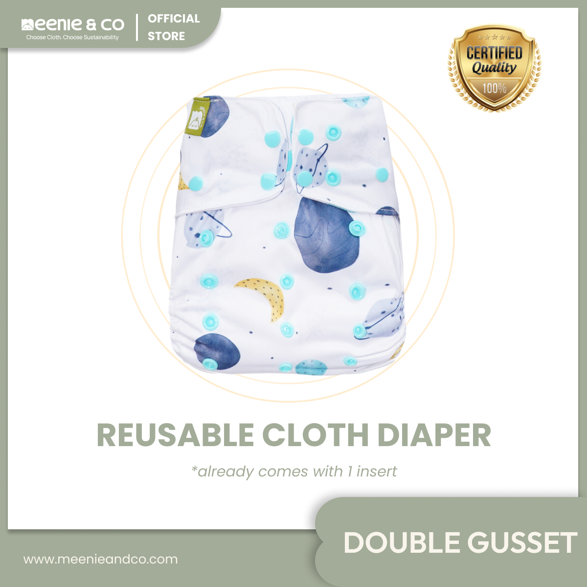 Spaces - All In One Reusable Nappy