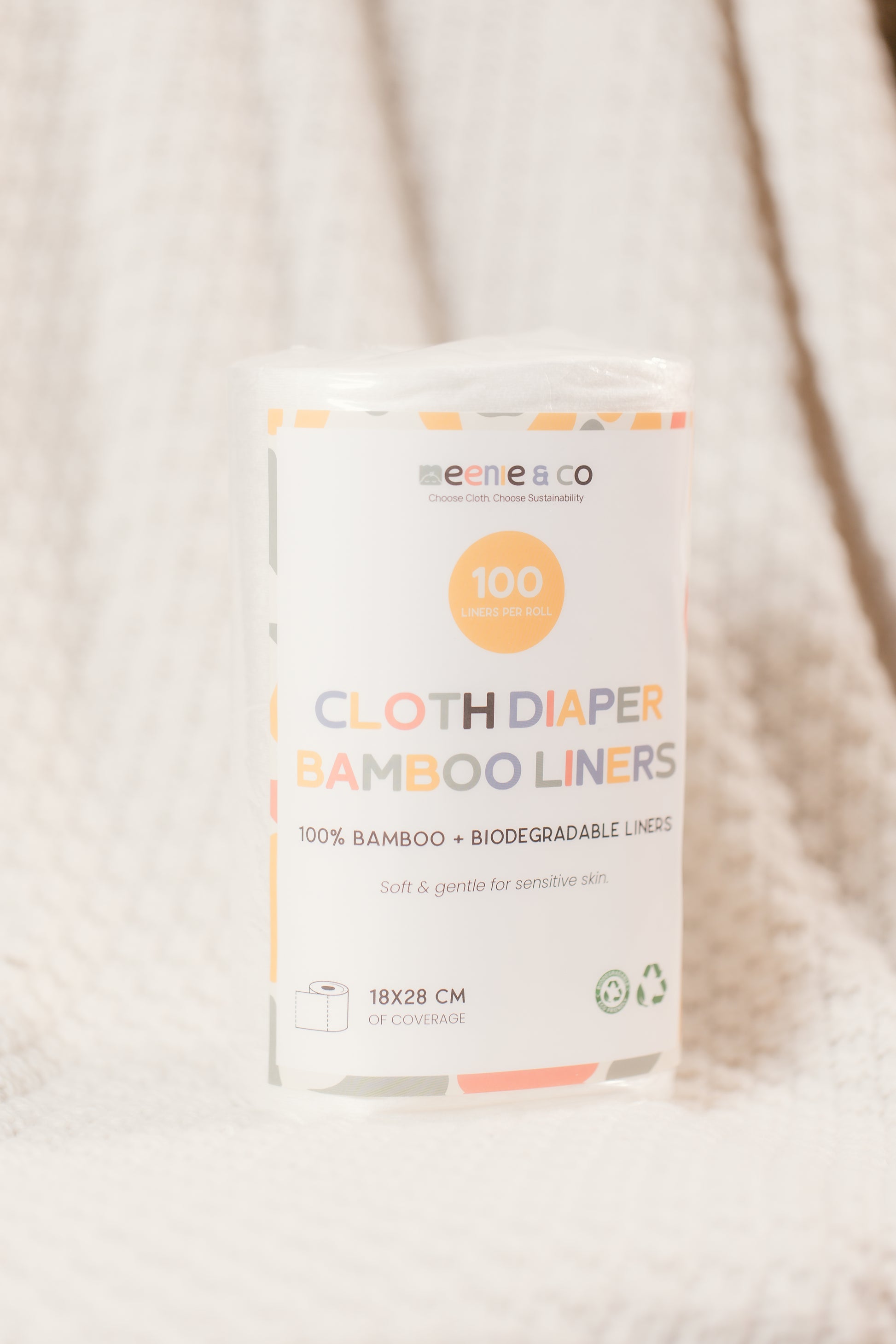 100% Plant Based Biodegradable Cloth Diaper Liners