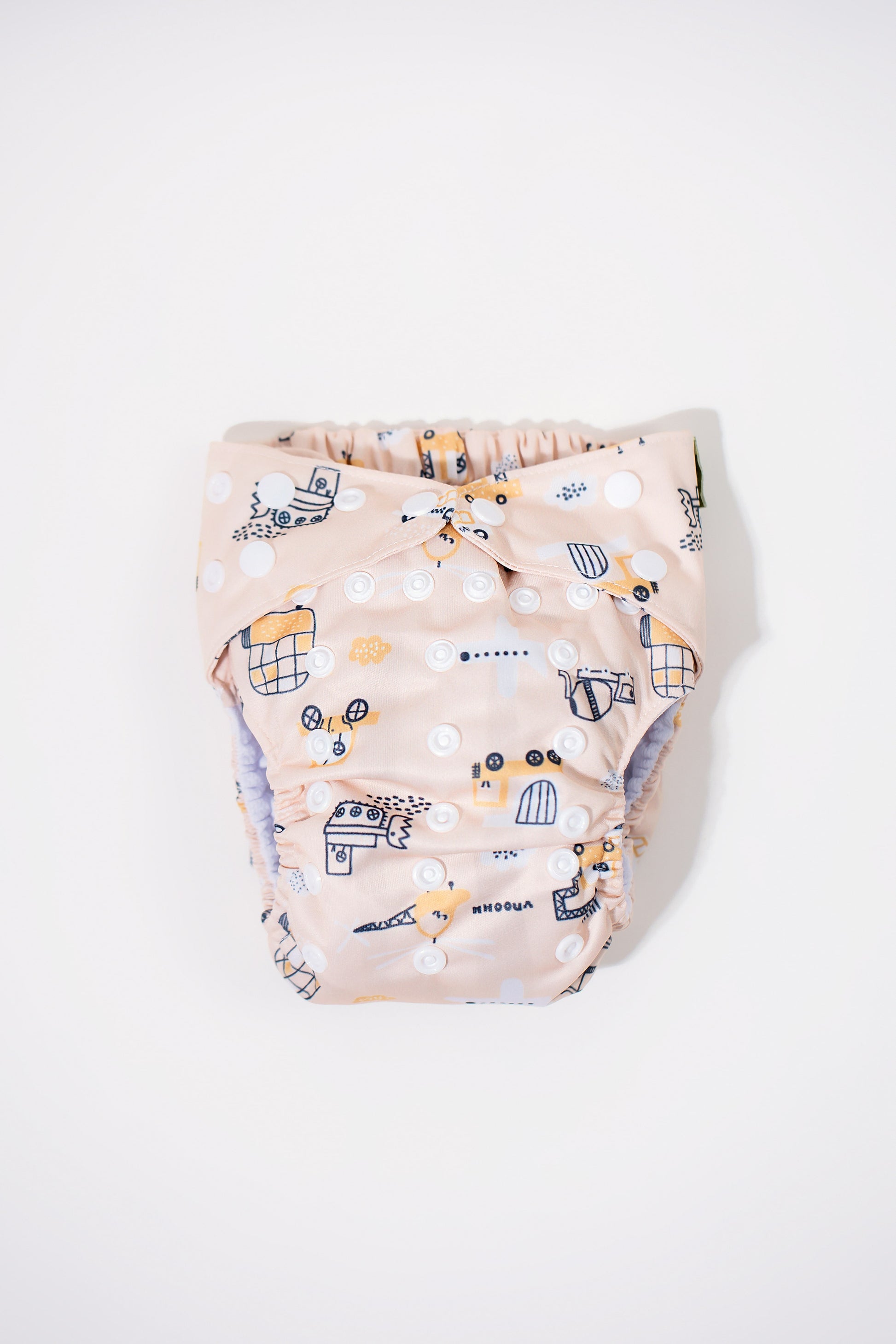 Peach Vehicles - Meenie & Co 2.0 Cloth Diaper