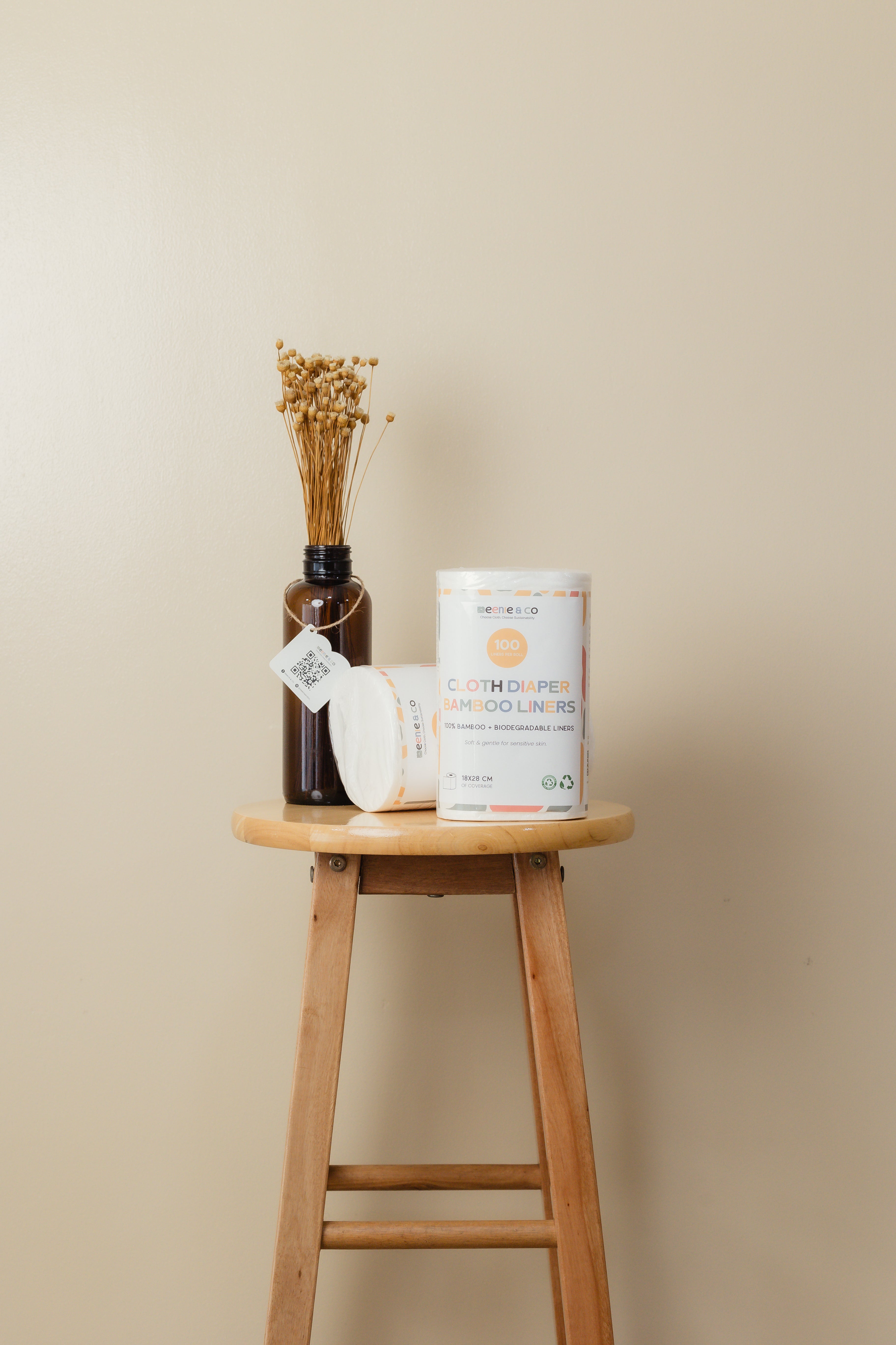 100% Plant Based Biodegradable Cloth Diaper Liners